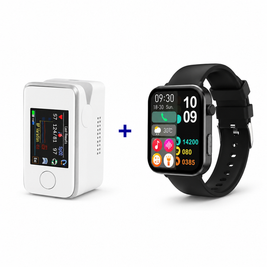 Smartwatch per il monitoraggio della salute + misuratore multifunzione della glicemia – ACQUISTA 1 E RICEVINE 1 GRATIS